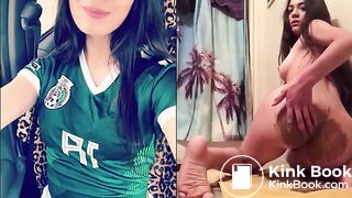 Latin Shit Whore does what she's told!