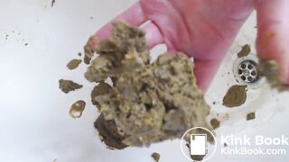 sexy blonde poop anal