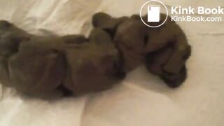 Girfriend shitting while riding big dick