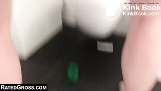 Milf shits a huge pile
