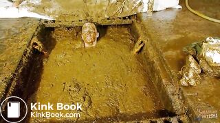 Betty submerges in cowshit