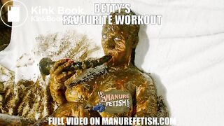 Bettys favourite workout in cowshit
