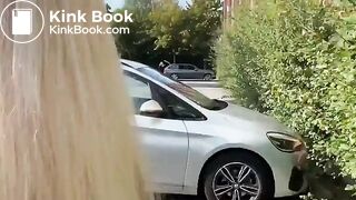 They hid behind the car