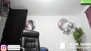 Latina dildos shit out several times