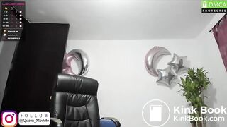 Latina dildos shit out several times