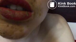 el poop anal smear in stockings