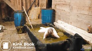 Cleaning ends in a mess - cowshit