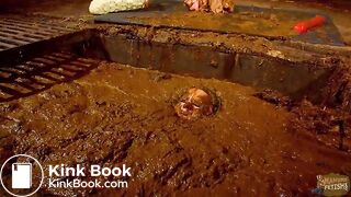 Betty submerging in cowshit compilation