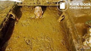 Betty submerging in cowshit compilation