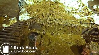 Betty submerging in cowshit compilation