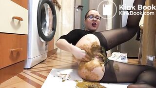 Glasses female scat
