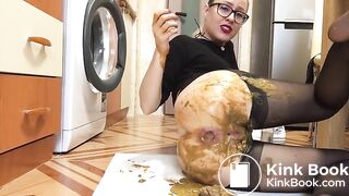 Glasses female scat