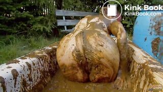 Cooling off with cowshit Lyndra Lynn