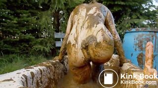 Cooling off with cowshit Lyndra Lynn