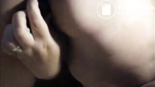 BBW anal dildo and shitting