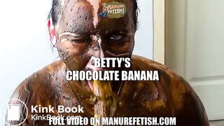 Betty's Chocolate Banana - scat masturbation