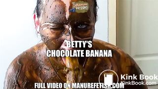 Betty's Chocolate Banana - scat masturbation