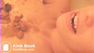 18yo alldoing Nina, part3, tasting shit 1st time!! - Les Girl Scat