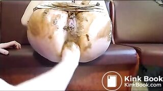 Anal lesbians fisting enema and shitting