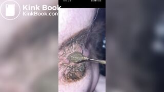 Close up poop
