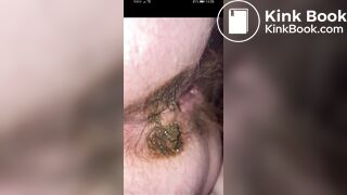 Close up poop