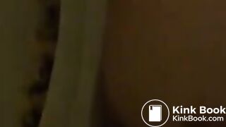Skinny young girl takes a big shit in toilet