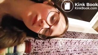 Girl experiencing her own shit