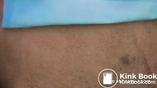 Blonde lady shitting