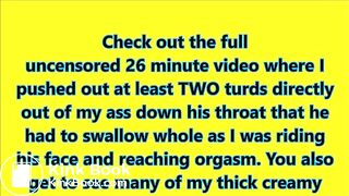 Extreme Shit Eat Face Ride Orgasm