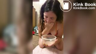 Cherry eating puke