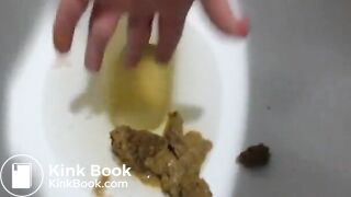 ScatDoll Toilet Seat Painting Live Webcam Poop - FullscatMov