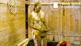 Inspector Betty showered with cowshit