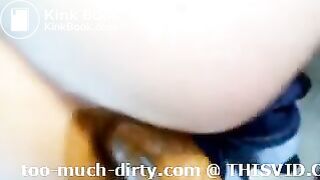 Anal fucking with shit