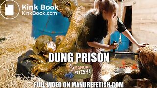 Dung Prison - pegging and fucking in cowshit