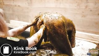 Dung Prison - pegging and fucking in cowshit