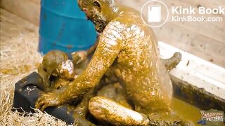 Dung Prison - pegging and fucking in cowshit