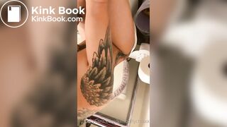 girl pooping in toilet