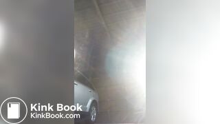 Diarrhea shitting PAWG whore in driveway