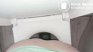 Wife on the toilet