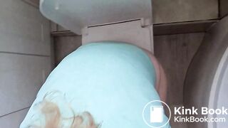 Wife on the toilet