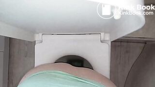 Wife on the toilet
