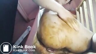 FtM scat packing and repacking, dirty anal prolapse