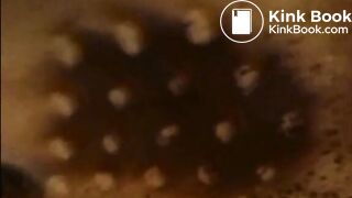 Woman shitting a very liquid diarrhea in the shower
