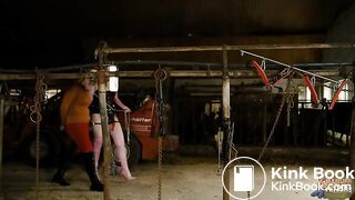 Lyndra Lynn and Betty's Cowshed Domination