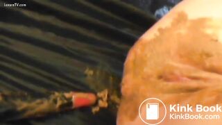 Female slave forced to eat poop