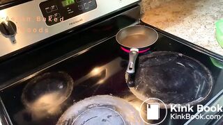 Naked cooking Orange Chicken and shitting