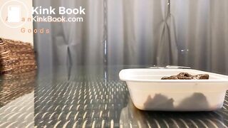 Naked cooking Orange Chicken and shitting