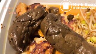 Naked cooking Orange Chicken and shitting