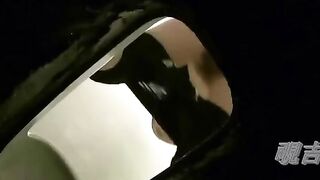 Toilet voyeur heavy poop