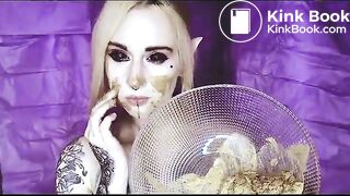 REAL golden scat from hairy ELF